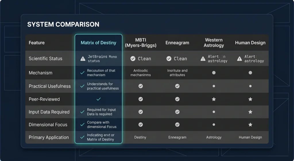 How This Compares to Other Personality Systems